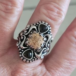 Carolyn Pollack jasper ring